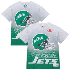 New York Jets Mitchell & Ness Team Burst Vintage Logo T-Shirt