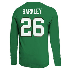 Philadelphia Eagles Saquon Barkley Majestic Threads Name & Number Long Sleeve T-Shirt