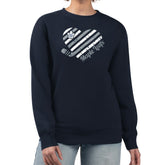 Toronto Maple Leafs G-III 4Her by Carl Banks Women's Heart Graphic Pullover Sweatshirt Outlet