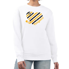 Pittsburgh Penguins G-III 4Her by Carl Banks Women's Heart Graphic Pullover Sweatshirt For Sale
