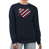 Montreal Canadiens G-III 4Her by Carl Banks Women's Heart Graphic Pullover Sweatshirt Outlet