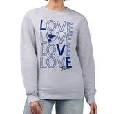 St. Louis Blues G-III 4Her by Carl Banks Women's Lots Of Love Team Logo Graphic Pullover Sweatshirt For Sale