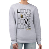 Vegas Golden Knights G-III 4Her by Carl Banks Women's Lots Of Love Team Logo Graphic Pullover Sweatshirt Online