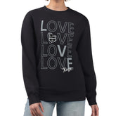 Los Angeles Kings G-III 4Her by Carl Banks Women's Lots Of Love Team Logo Graphic Pullover Sweatshirt Outlet