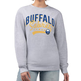 Buffalo Sabres G-III 4Her by Carl Banks Women's Filigree Team Graphic Fleece Pullover Sweatshirt Sale