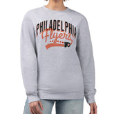Philadelphia Flyers G-III 4Her by Carl Banks Women's Filigree Team Graphic Fleece Pullover Sweatshirt Sale