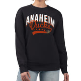Anaheim Ducks G-III 4Her by Carl Banks Women's Filigree Team Graphic Fleece Pullover Sweatshirt For Sale
