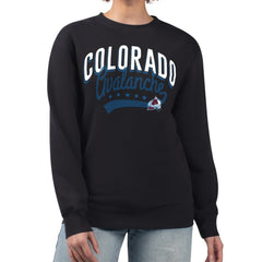 Colorado Avalanche G-III 4Her by Carl Banks Women's Filigree Team Graphic Fleece Pullover Sweatshirt Online