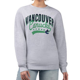 Vancouver Canucks G-III 4Her by Carl Banks Women's Filigree Team Graphic Fleece Pullover Sweatshirt Outlet