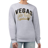 Vegas Golden Knights G-III 4Her by Carl Banks Women's Filigree Team Graphic Fleece Pullover Sweatshirt Outlet