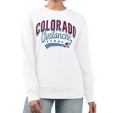 Colorado Avalanche G-III 4Her by Carl Banks Women's Filigree Team Graphic Fleece Pullover Sweatshirt Online