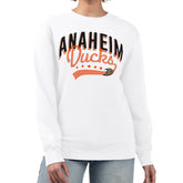 Anaheim Ducks G-III 4Her by Carl Banks Women's Filigree Team Graphic Fleece Pullover Sweatshirt Sale