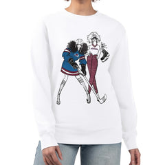 Colorado Avalanche G-III 4Her by Carl Banks Women's Hockey Girls Team Graphic Fleece Pullover Sweatshirt Discount