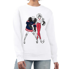Washington Capitals G-III 4Her by Carl Banks Women's Hockey Girls Team Graphic Fleece Pullover Sweatshirt Outlet