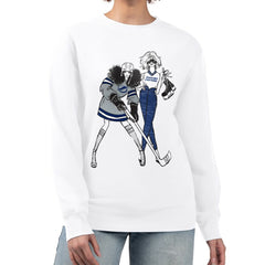 Tampa Bay Lightning G-III 4Her by Carl Banks Women's Hockey Girls Team Graphic Fleece Pullover Sweatshirt Discount