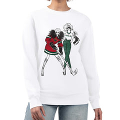 Minnesota Wild G-III 4Her by Carl Banks Women's Hockey Girls Team Graphic Fleece Pullover Sweatshirt Sale