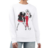 New Jersey Devils G-III 4Her by Carl Banks Women's Hockey Girls Team Graphic Fleece Pullover Sweatshirt Outlet