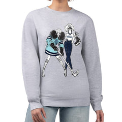 Seattle Kraken G-III 4Her by Carl Banks Women's Hockey Girls Team Graphic Fleece Pullover Sweatshirt Sale