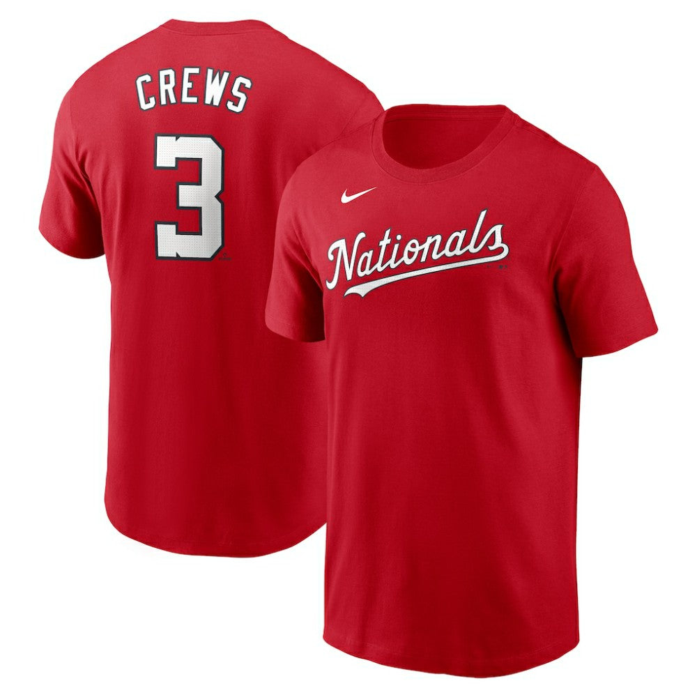 Dylan Crews Washington Nationals Nike Fuse Name & Number T-Shirt | MLB Sale