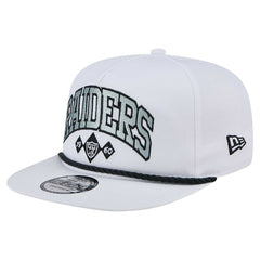 Las Vegas Raiders New Era Diamond Golfer Snapback Hat