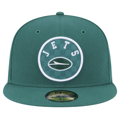 New York Jets New Era Checkered 59FIFTY Fitted Hat