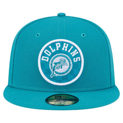 Miami Dolphins New Era Checkered 59FIFTY Fitted Hat
