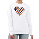 Phoenix Suns G-III 4Her by Carl Banks Women's Heart Graphic Fleece Pullover Sweatshirt Online
