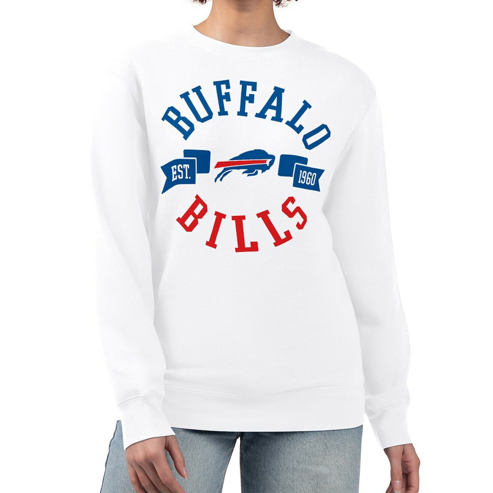 Buffalo Bills G-III 4Her by Carl Banks Women's Large Team Graphic Fleece Pullover Sweatshirt