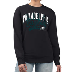 Philadelphia Eagles G-III 4Her by Carl Banks Women's Filigree Logo Graphic Fleece Pullover Sweatshirt