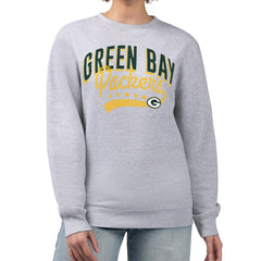 Green Bay Packers G-III 4Her by Carl Banks Women's Filigree Logo Graphic Fleece Pullover Sweatshirt