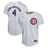 Pete Crow-Armstrong Chicago Cubs Youth Home Game Player Jersey - White