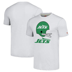 New York Jets Homage Unisex Big Helmet Tri-Blend T-Shirt