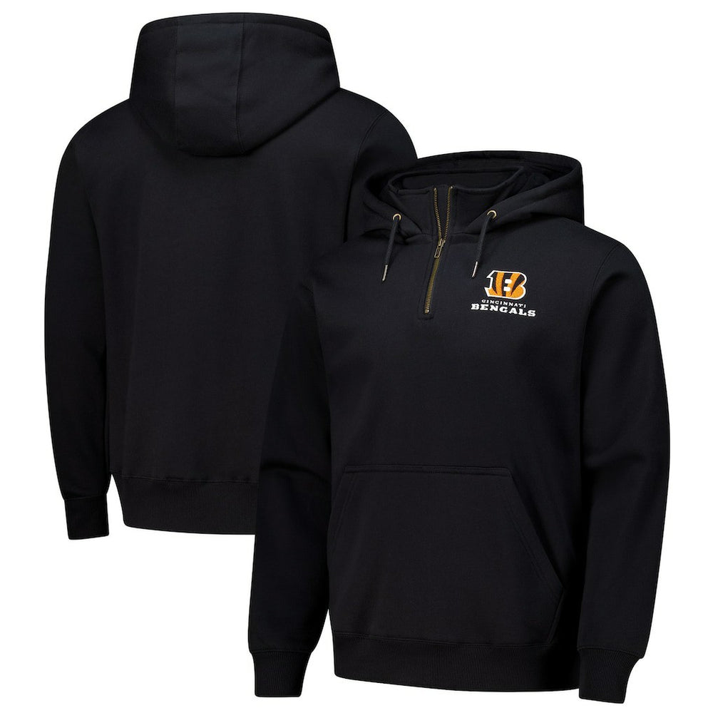 Cincinnati Bengals Dunbrooke Unisex Defender Quarter-Zip Hoodie