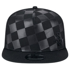 Chicago White Sox New Era Score Check 9FIFTY A-Frame Trucker Snapback Hat | MLB Discount