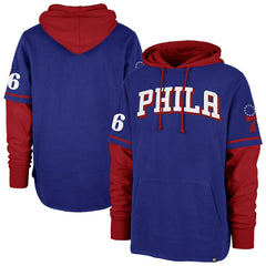 Philadelphia 76ers '47 Trifecta Shortstop Pullover Hoodie Outlet