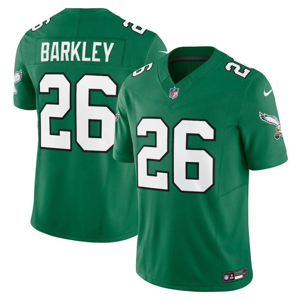Philadelphia Eagles Nike Saquon Barkley Alternate Vapor F.U.S.E. Limited Jersey