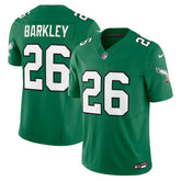 Philadelphia Eagles Nike Saquon Barkley Alternate Vapor F.U.S.E. Limited Jersey