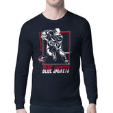 Columbus Blue Jackets Starter Player Grid Long Sleeve T-Shirt For Sale