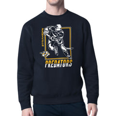 Nashville Predators Starter Player Grid Fleece Pullover Sweatshirt For Sale