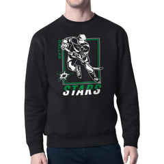 Dallas Stars Starter Player Grid Fleece Pullover Sweatshirt Discount