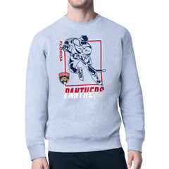 Florida Panthers Starter Player Grid Fleece Pullover Sweatshirt Outlet