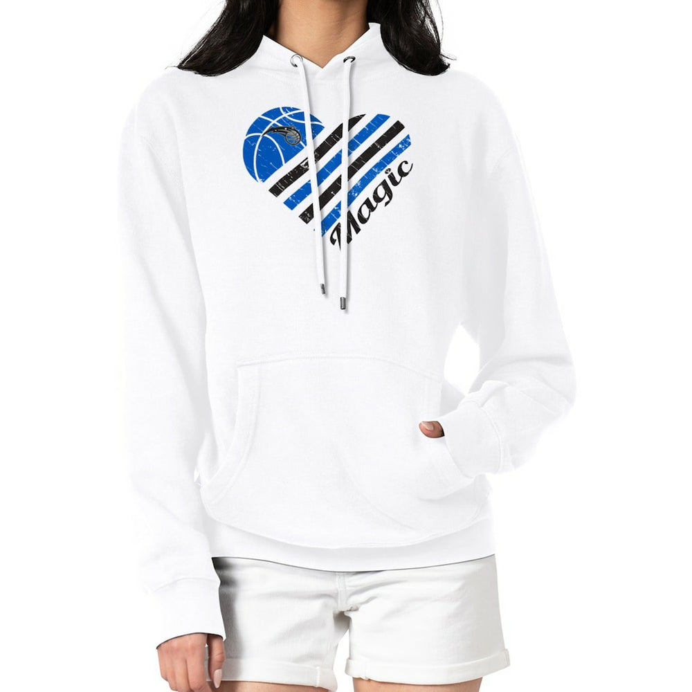 Orlando Magic G-III 4Her by Carl Banks Women's Heart Pullover Hoodie - White discount For Sale