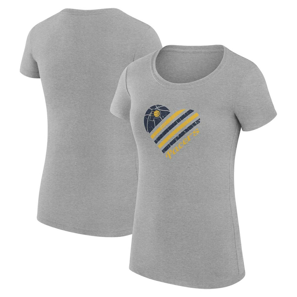 Indiana Pacers G-III 4Her by Carl Banks Women's Super-Slim Fit Lightweight Heart T-Shirt Online
