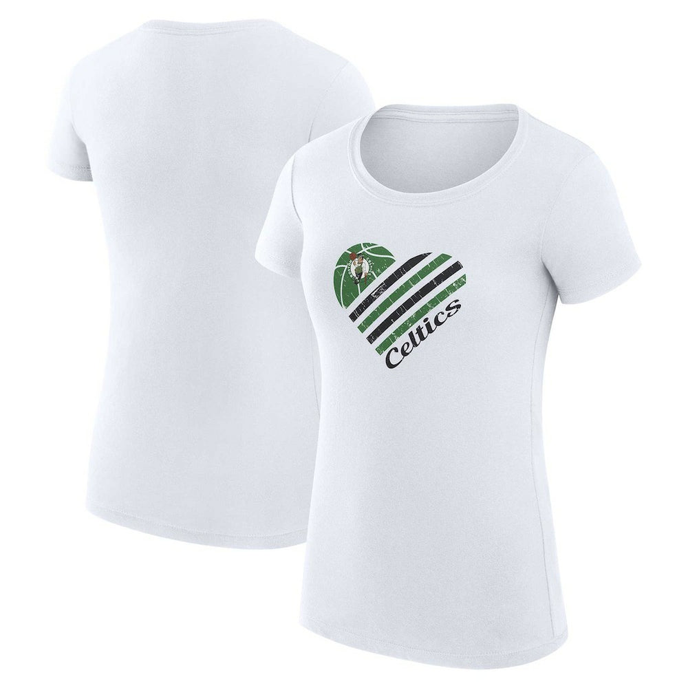 Boston Celtics G-III 4Her by Carl Banks Women's Super-Slim Fit Lightweight Heart T-Shirt Online