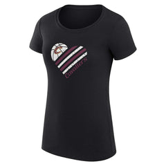 Cleveland Cavaliers G-III 4Her by Carl Banks Women's Super-Slim Fit Lightweight Heart T-Shirt sale Discount