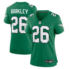 Philadelphia Eagles Nike Saquon Barkley Women's Alternate Game Jersey