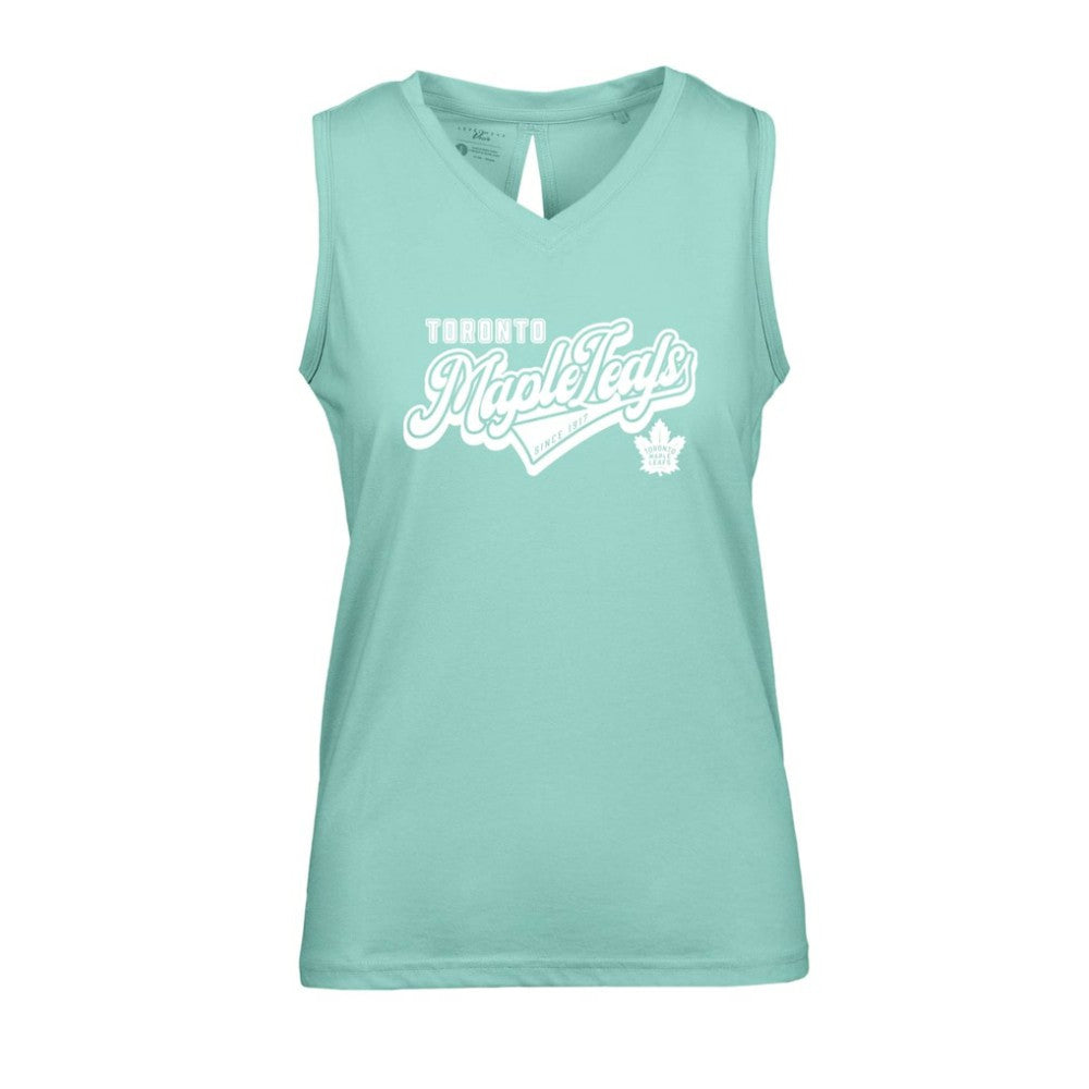 Toronto Maple Leafs Levelwear Women's Paisley Sweep V-Neck Tank Top On Sale