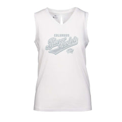 Columbus Blue Jackets Levelwear Women's Paisley Sweep V-Neck Tank Top Outlet