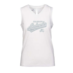 Colorado Avalanche Levelwear Women's Paisley Sweep V-Neck Tank Top Outlet