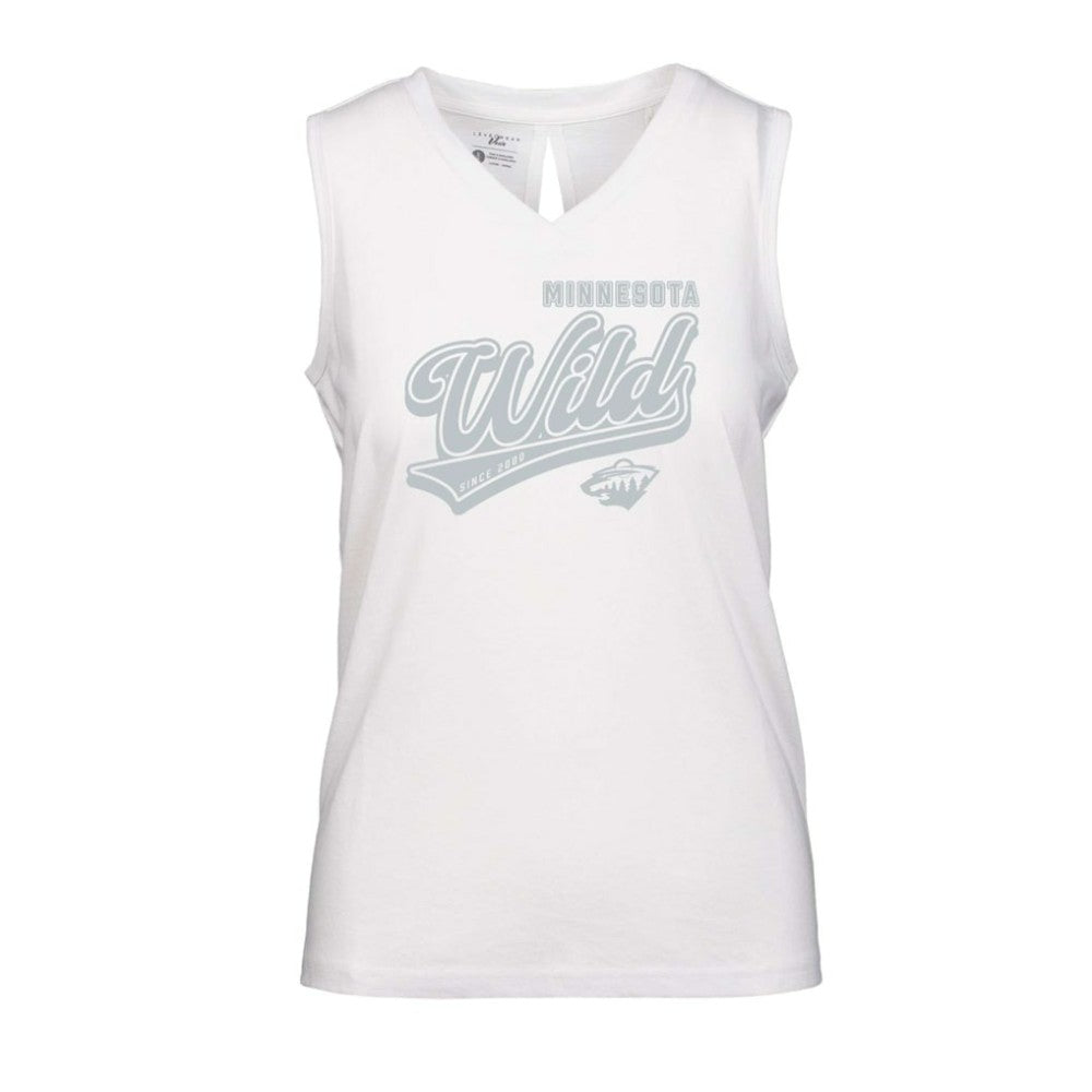 Minnesota Wild Levelwear Women's Paisley Sweep V-Neck Tank Top Sale